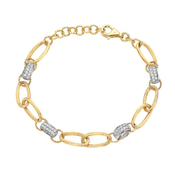 View 14Kw or y/14kr Gold  Bracelet