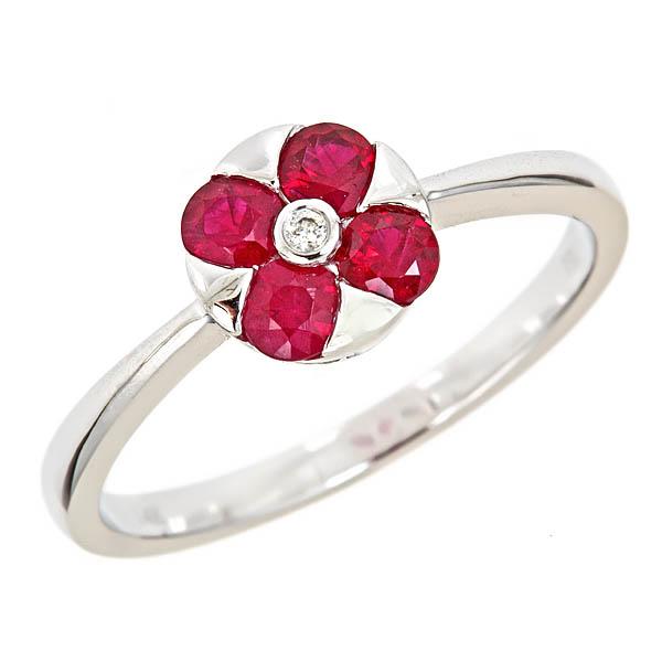 View 14Kw or y/14kr Gold Ruby Ring