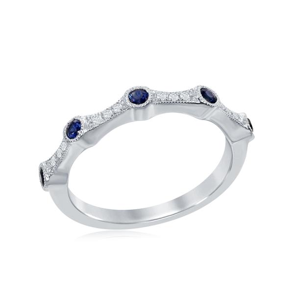 View 14Kw or y/14kr Gold Sapphire Ring