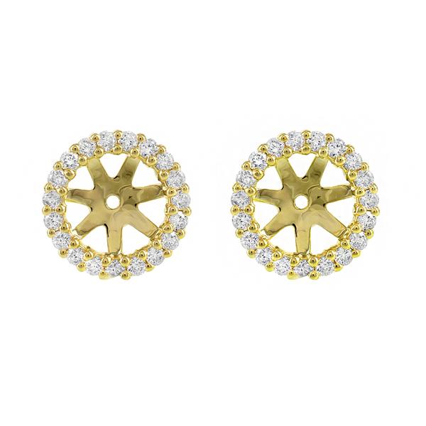 View 14Kw or y/14kr Gold  Earrings