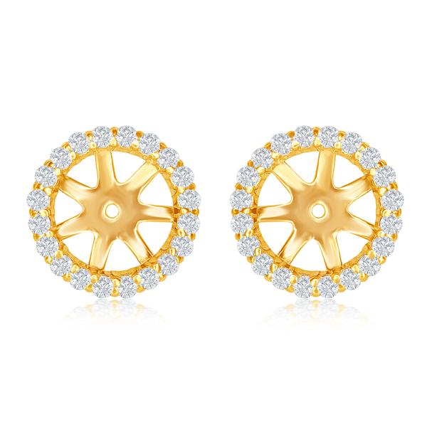 View 14Kw or y/14kr Gold  Earrings