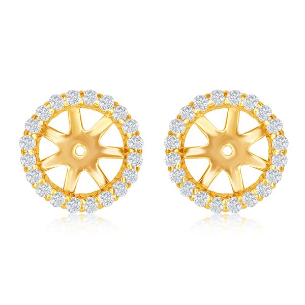 View 14Kw or y/14kr Gold  Earrings