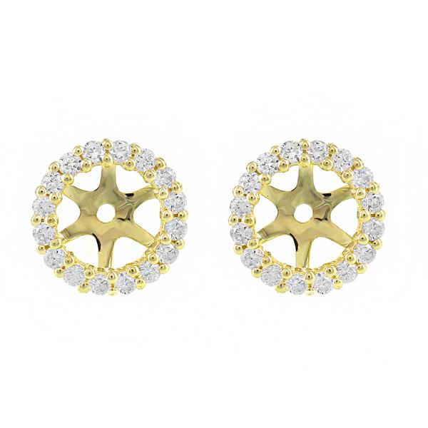 View 14Kw or y/14kr Gold  Earrings
