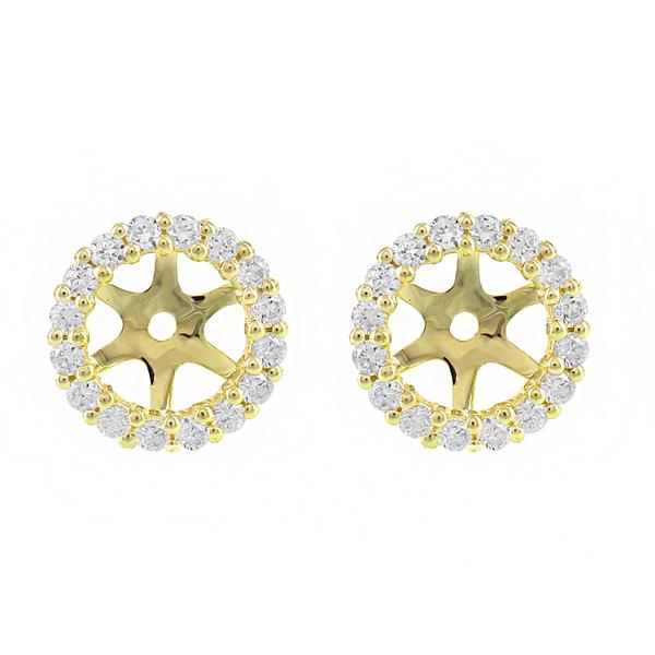 View 14Kw or y/14kr Gold  Earrings