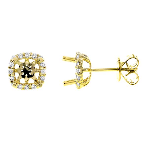 View 14Kw or y/14kr Gold  Earrings