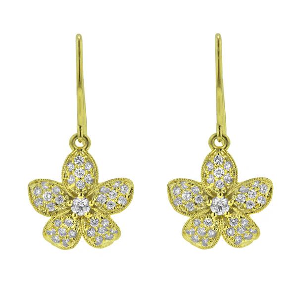 View 14Kw or y/14kr Gold  Earrings