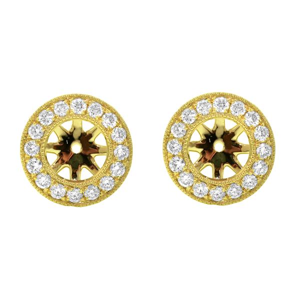 View 14Kw or y/14kr Gold  Earrings