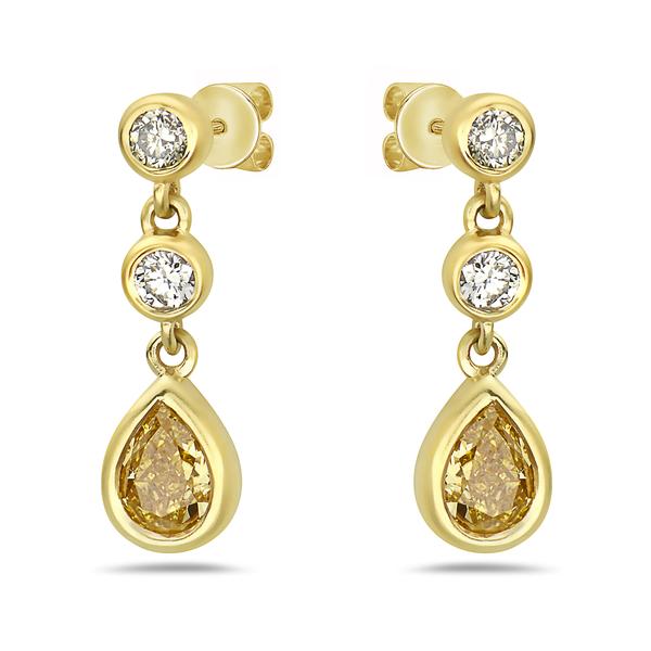View 18Kw or 18ky/18kr Gold  Earrings