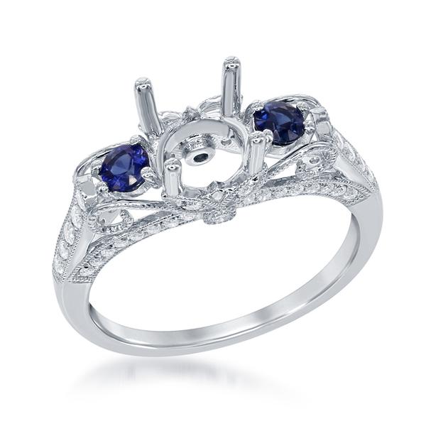 View  Gold Sapphire Ring